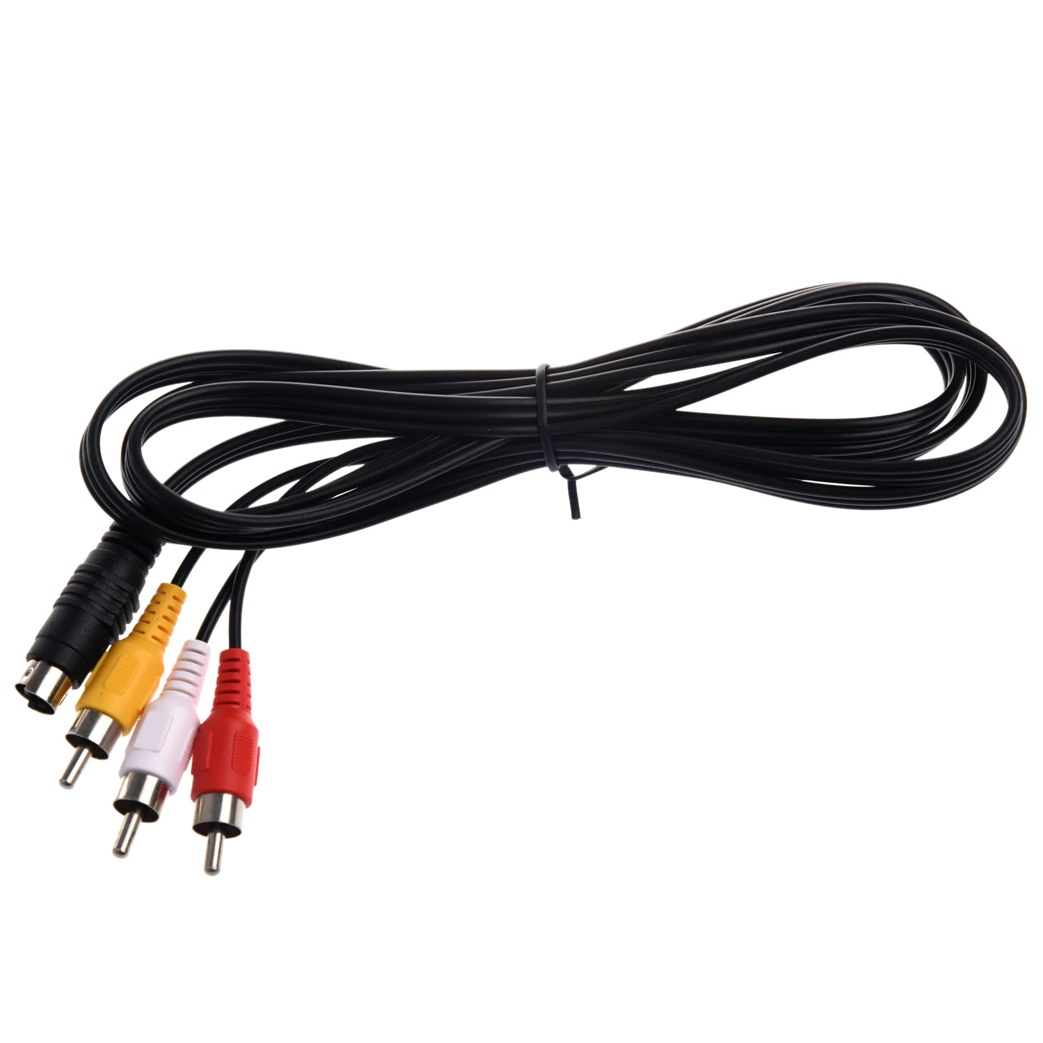 

WSFS Hot Sale New 7 PIN S-VIDEO USB Male A to 3 RCA AV A/V TV Adapter Cord Cable for Laptop