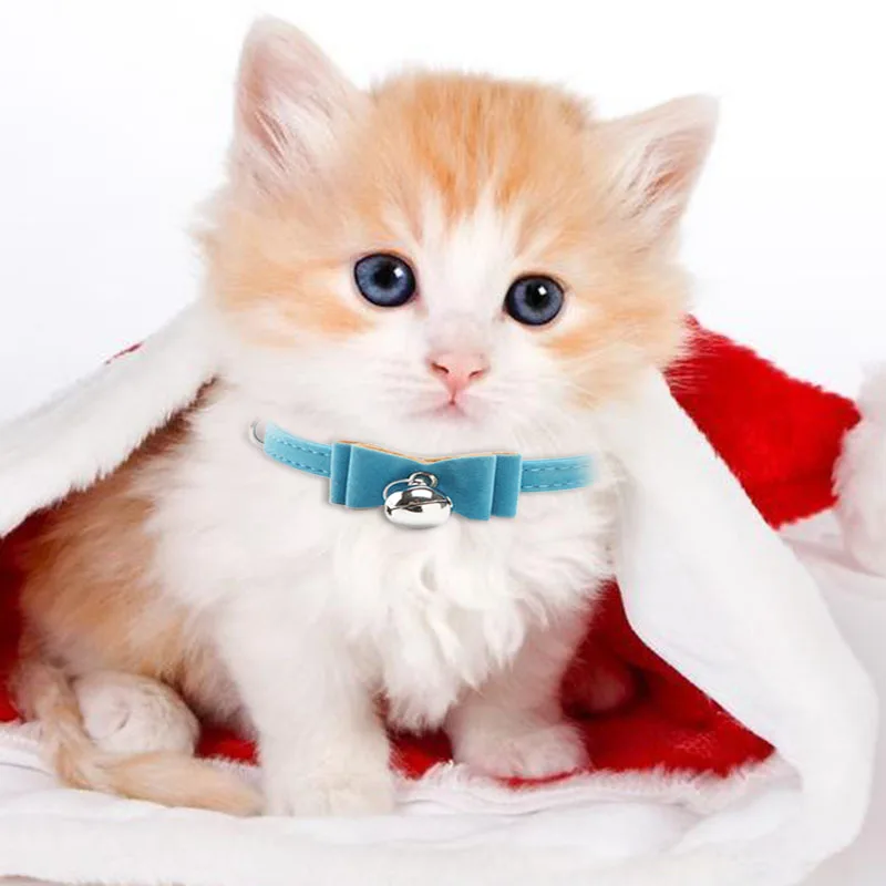 Personalized Cat Collar Kitty Cat Collars Safety Pet Harnesses Hot Selling Cute Bell Kitty Cat Collars Adjustable Leather TF S1 Personalized Cat Collar Kitty Cat Collars Safety Pet Harnesses Hot Selling Cute Bell Kitty Cat Collars Adjustable Leather TF S1