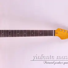 Один шт желтый 22 лада Электрогитара шеи высокого качества клен с палисандр гриф 101