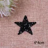 Multiple Sizes Crystal Rhinestone Star Patches for Clothing Iron on Clothes Appliques Badge Stripes Diamond Pentagram Stickers ► Photo 2/6