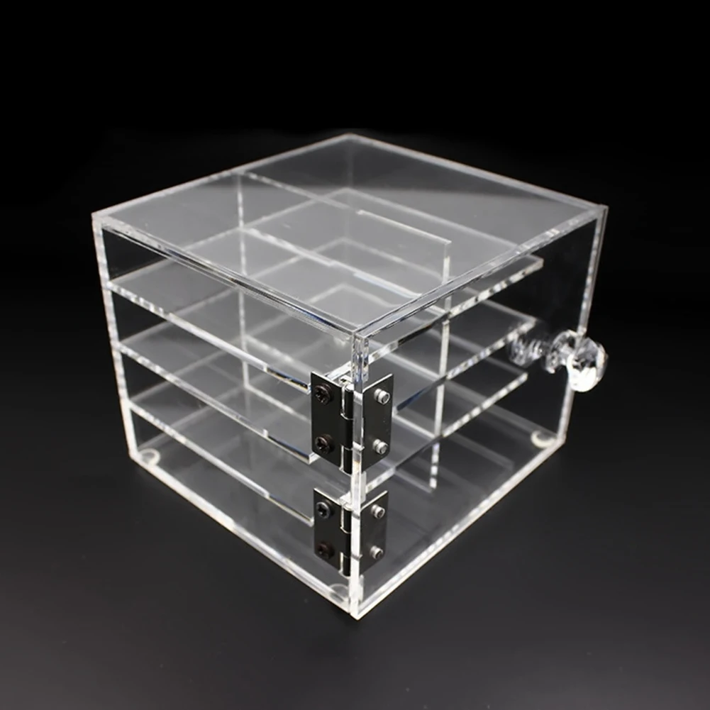

8 Layers False Eyelashes Storage Box Transparent Makeup Display Container Eyelash Extensions Holder Glue Pallet Holders Case