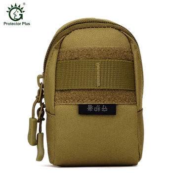 

1000D Nylon Airsoft Tactical Military Modular MOLLE Small Utility Pouch EDC Bag Waterproof Mini Bagged Open Gear Tools Pouch