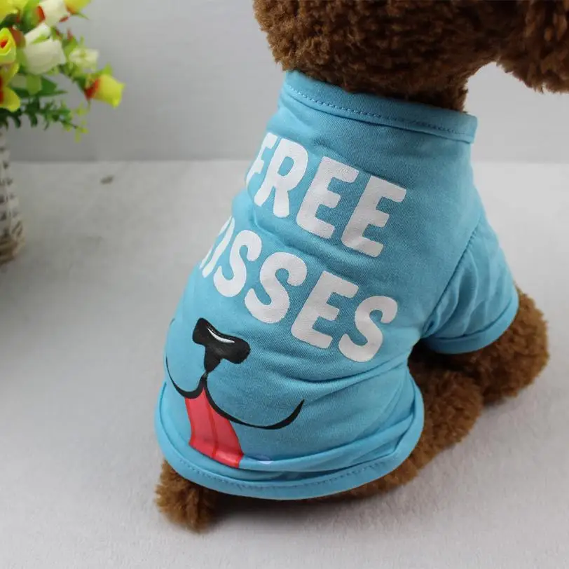 Dog Vests Cute Small Dog Puppy T Shirt Summer Costume Cotton Fashion