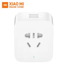 100% новое прибытие оригинальный Xiaomi Мини Смарт с двумя USB портами розетка Расширенная Wi-Fi Управление таймер обратного отсчета Функция BC1.2 Симпатичный мини 2200 Вт 10A