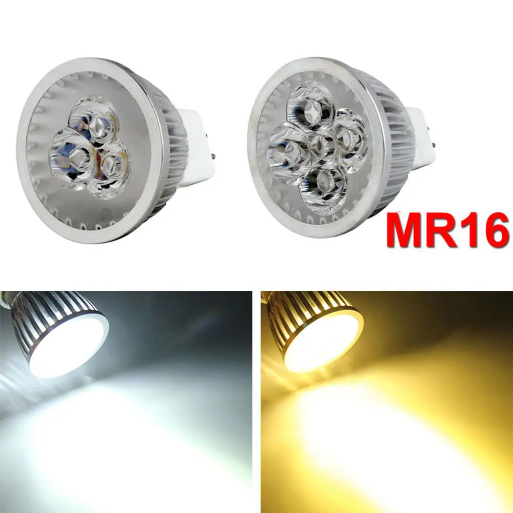 MR16 15W 12V LED Bulb Spotlight Dimmable Home Room White/Warm White Aluminumin LED Downlights