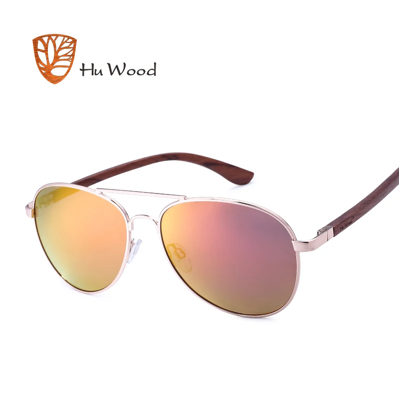 HU WOOD 2019 брендовые дизайнерские женские солнцезащитные очки с поляризационными