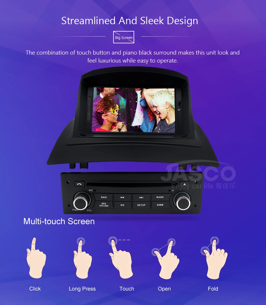 Best 4GB IPS Android 8.0 Car Stereo DVD Multimedia For Renault Megane 2 Fluence 2002-2006 2008 Auto Radio GPS Navigation Audio Video 4