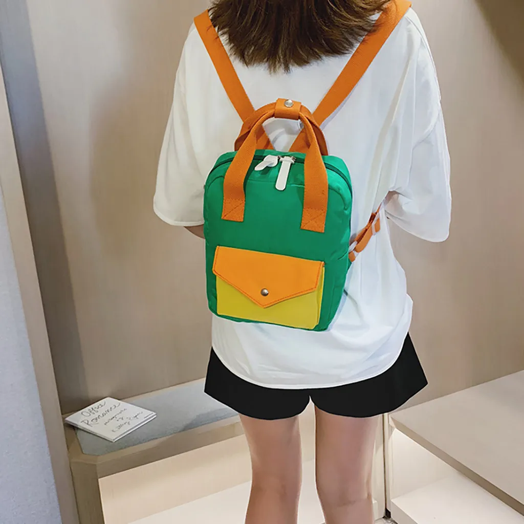 

backpack travel Parent-Child Backpack Hit Color Small Backpacks Boy and Girl School Bag ladies shoulder bags women backpack Ju22