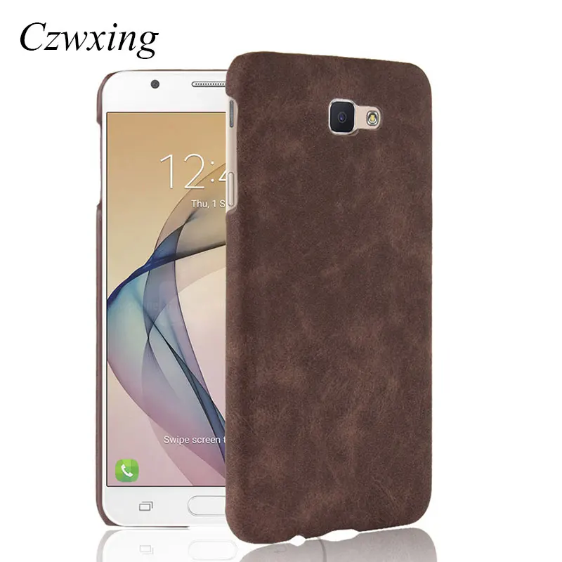 For Samsung Galaxy J7 Prime 2 Case Luxury Retro PU Leather Phone Case