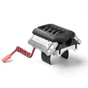 

RC Simulate F11 V8 Engine Motor Cooling Fan Radiator For 1/10 RC Crawler Car Traxxas TRX4 Defender AXIAL SCX10 RC4WD D90 D110