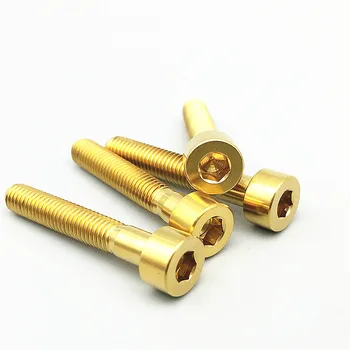 

Titanium Bolts for Sram Brake Lever Screw M5 x25mm Column Head Ti Bolts Multicolor Color Titanium Screw Ti Fastener 4pcs