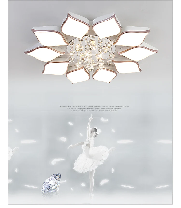 ceiling chandelier led to the living room lustre cristal modern led chandeliers4