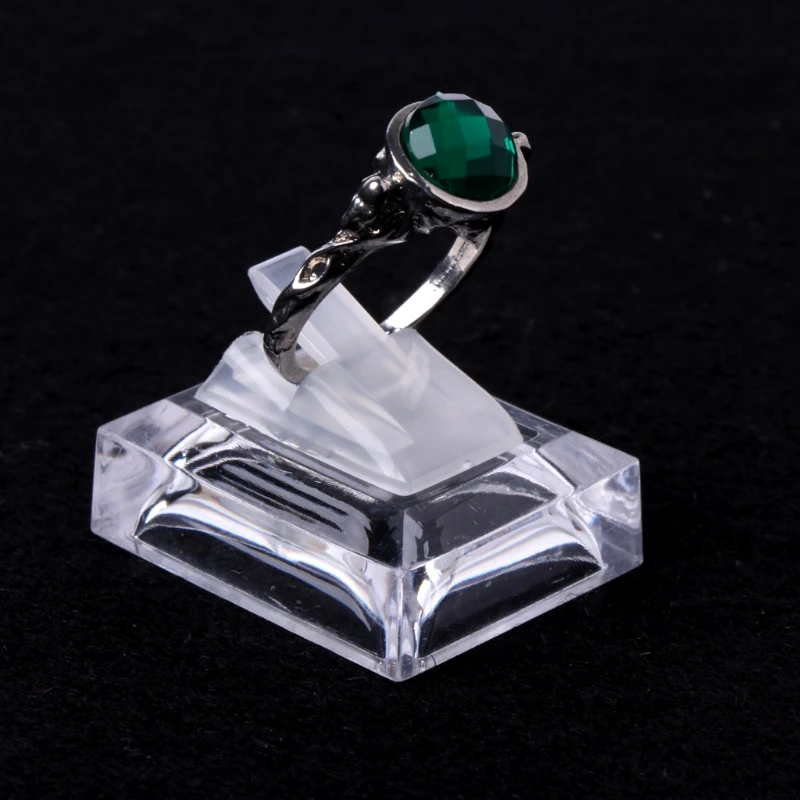 Акриловое прозрачное кольцо показать дисплей ювелирные украшения с витрины украшения подставка держатель