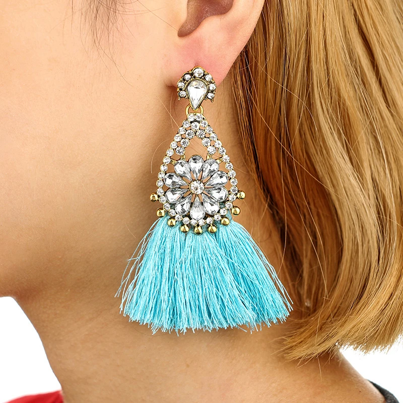 Water Drop Flower Earrings2