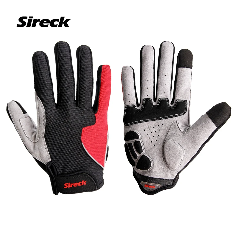

Sireck Cycling Gloves Gel Padded Long Finger Touchscreen Sport Road Mountain Bike Gloves Breathable Bicycle Gloves Ciclismo