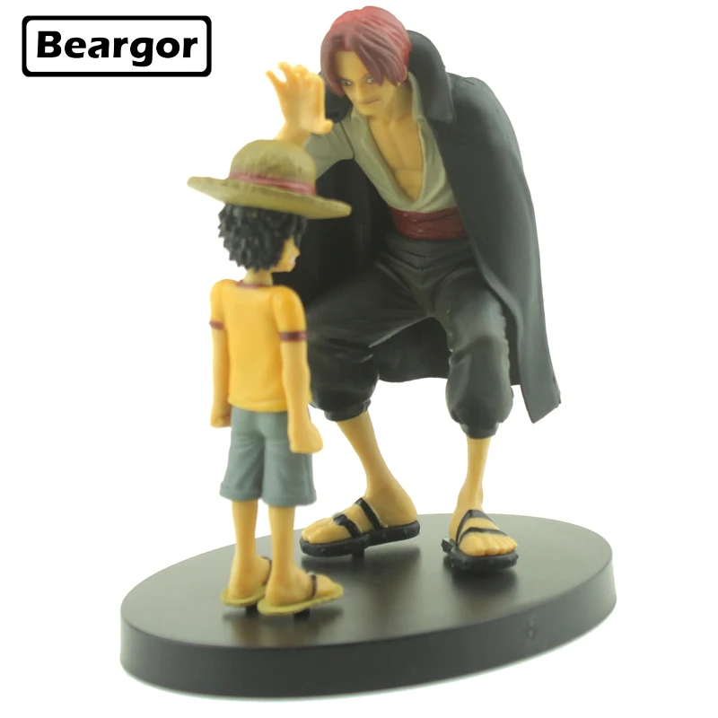 5 &quotone piece Аниме ребенок Обезьяна D Луффи и Shanks рыжие DS ver. Штучной упаковке 13 см ПВХ
