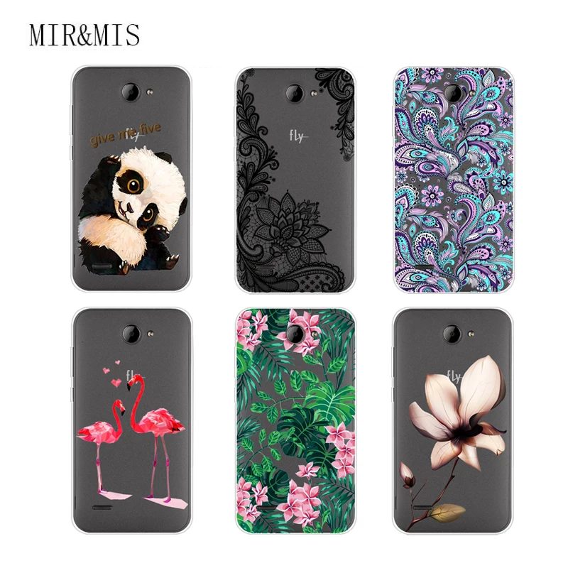 Case For Fly Fs551 Nimbus 4 5.5 inch Transparent Printing Drawing Silicone Phone Cases Cover Inch |