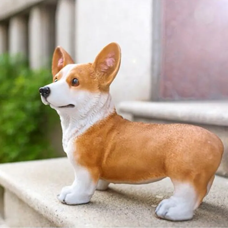 Car Accessories Decorate Exquisite Creative Mini Corgi Resin Doll Ornament  Auto Interior Cute Gift Tabletop Decoration Puppy - Ornaments - AliExpress