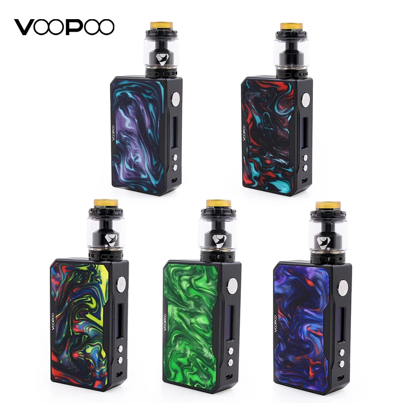 Оригинальный voopoo drag 157w mod с ADVKEN MANTA емкость RTA атомайзера электронная сигарета Vape