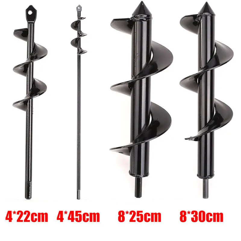 

9 inch Garden Auger Drill Bit Planting Irrigation Weeding Steel Tool for Electric Hammer and Water borer