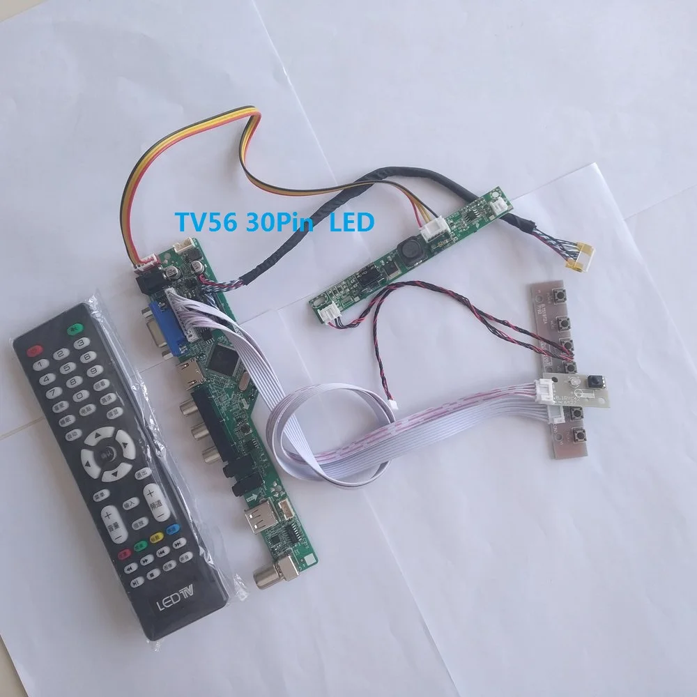 

kit for G121SN01 V403 20pin LED LVDS VGA HDMI 800X600 Panel Screen DIY CVBS Controller board 12.1" TV AV USB LCD