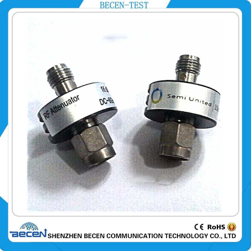 BECEN 5 Вт SMA-J.K Тип разъема Коаксиальный RF аттенюатор DC 6,0 ГГц, DC 13 ГГц, 1-40дб, 50 ом