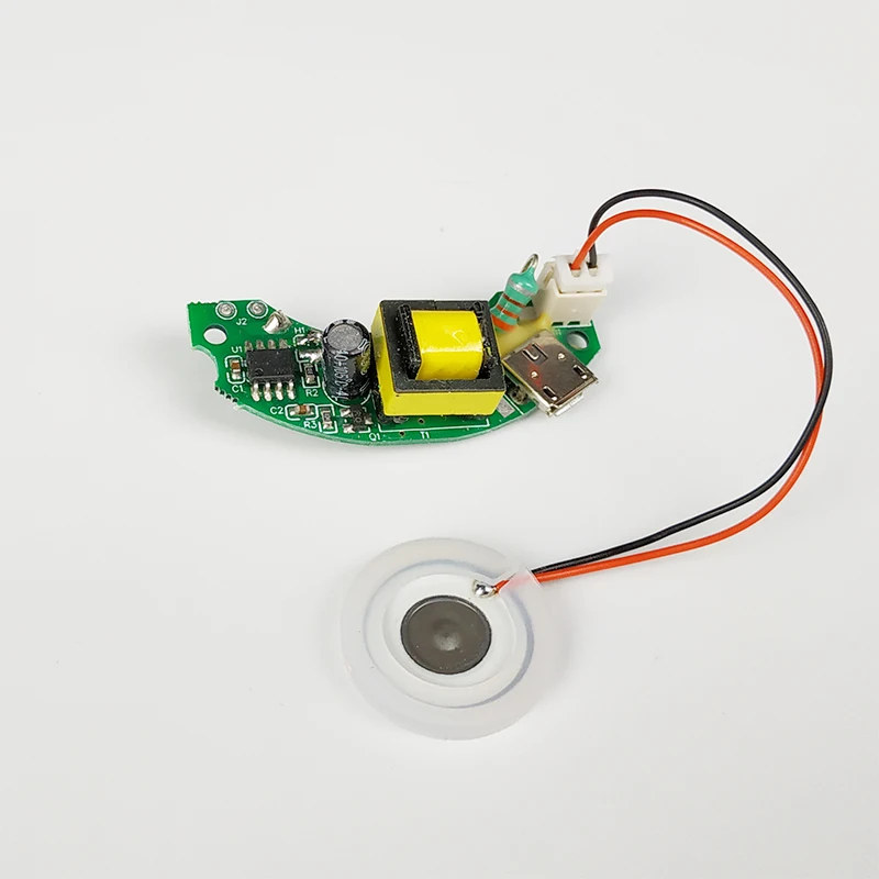 

USB Mini Air Humidifier Mist Maker + Driver Circuit Board Fogger Atomization Film Atomizer Sheet Mini Oscillating Plate