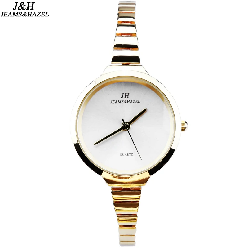 

2017 Fashion Bracelet Watch Simple Small Round Dial Rose Gold Brief Design Dress Quartz Wristwatches Thin Clock
