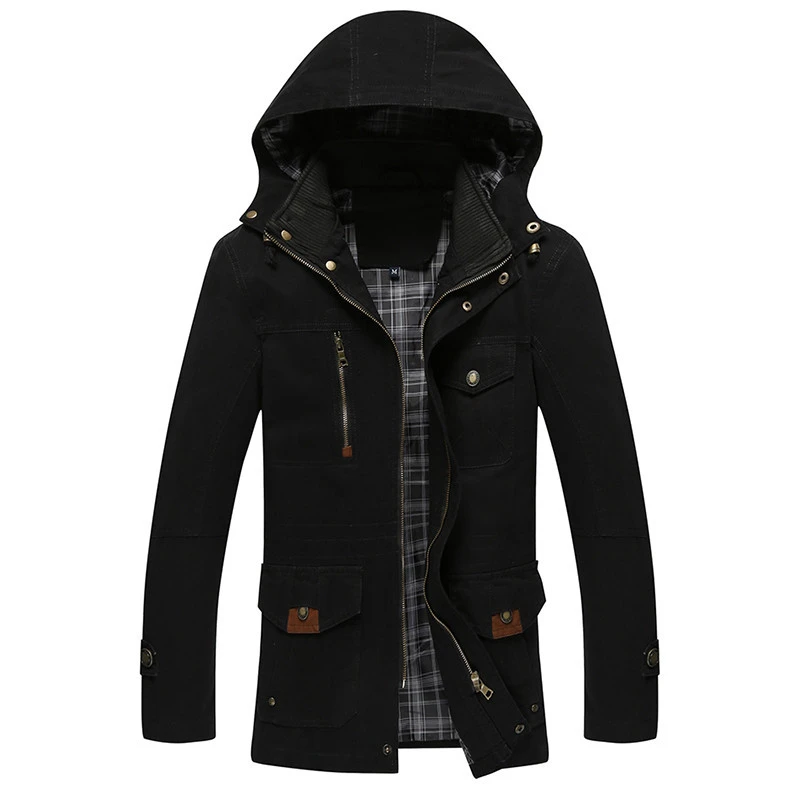 BOLINAO, модные брендовые мужские куртки, пальто, осенние мужские высококачественные одноцветные куртки, пальто, мужские повседневные куртки с капюшоном, пальто