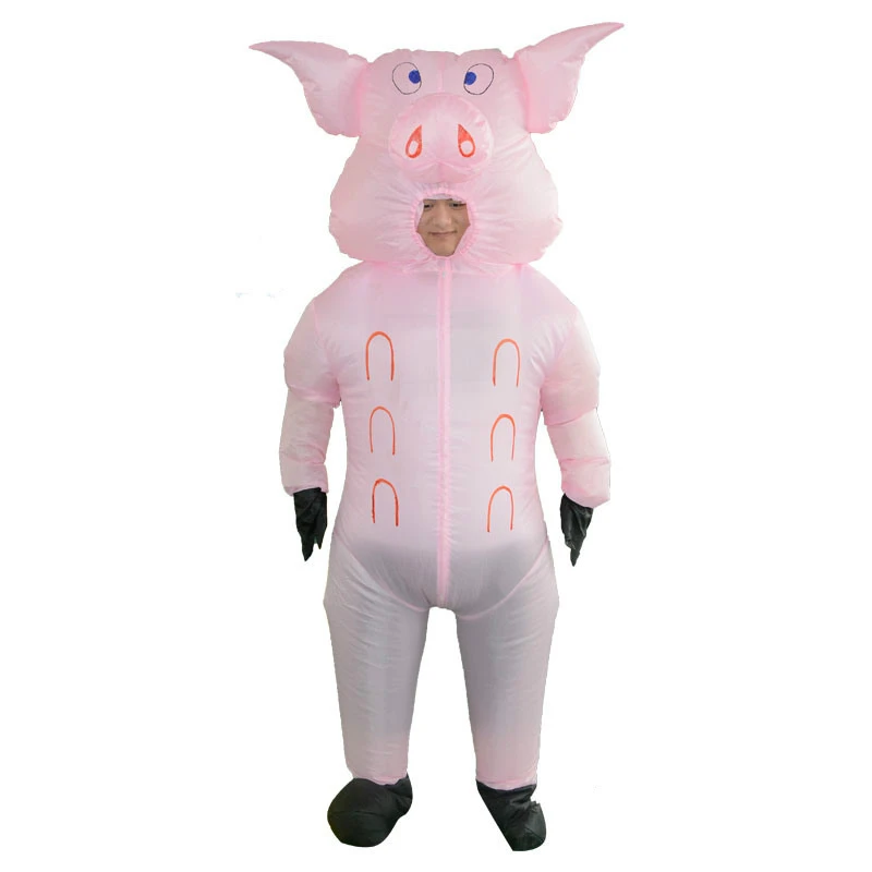 déguisement cochon gonflable