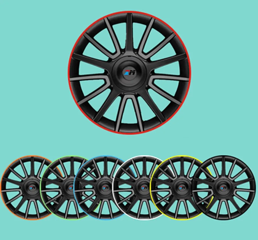 10 цветов 8 метров x Универсальный Автомобильный обод колеса сплав арки колеса протектор обод защитные клейкие ролики