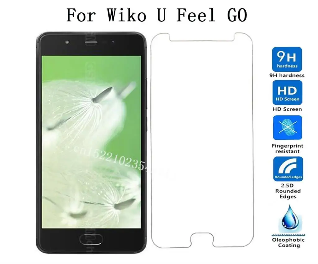 HD 9H ультратонкое закаленное стекло для Wiko U Feel GO защита экрана телефона 5 |