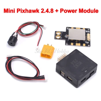 

MINI PIX Pixhawk 2.4. 8 PX4 Autopilot Pixhawk2.4.8 32Bit Flight Controller with Power Module Buzzer for RC Racing Racer Drone