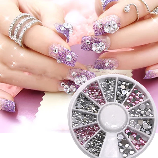 1pcs Nail Art Decoration Rhinestone Glitter For Uv Gel 1pcs Nail Art Decoration Rhinestone Glitter For Uv Gel Polish Manicure Diy Decorations