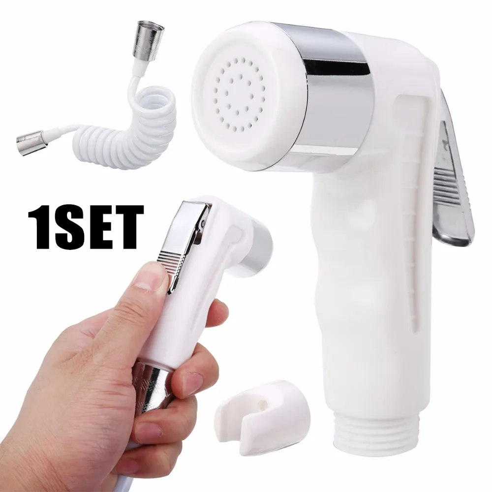 Handheld Toilet Bidet Shattaf Sprayer ABS Bidet Spray Head + Hose
