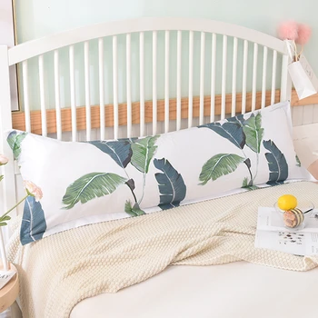 

1piece 46*150cm Cotton Tropical Plant Print Hotel Pillowcase Pillow Case Bedding pillow cover #sw
