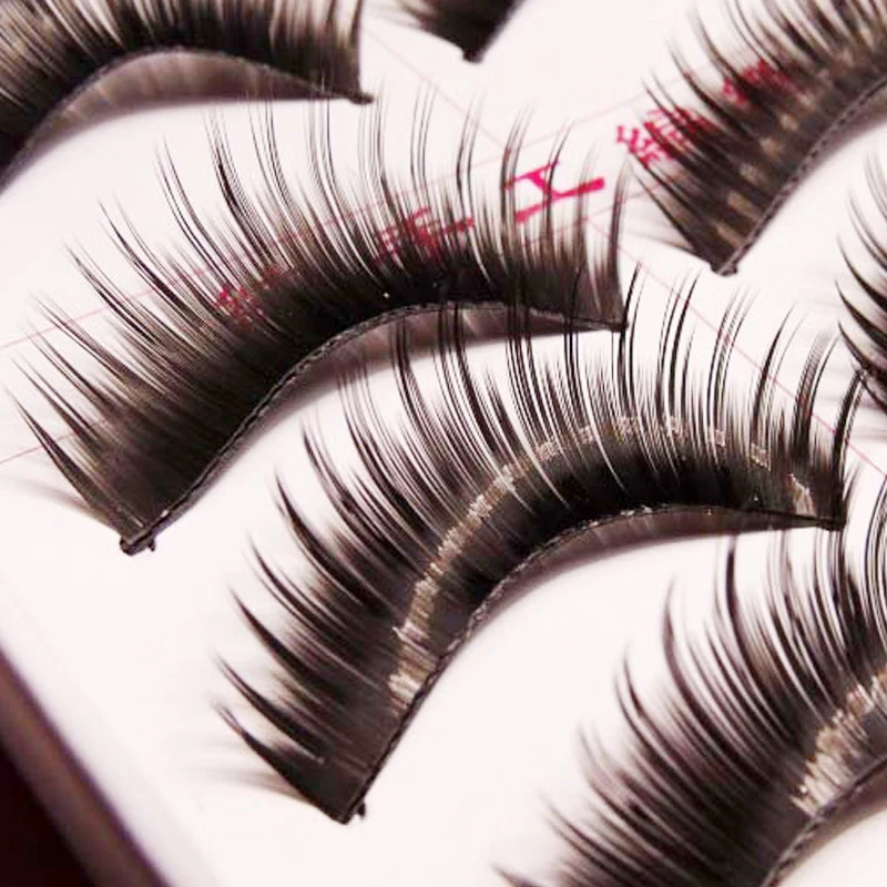 

10Pairs Natural False Eyelashes Thick Makeup 3d Mink Lashes Soft Eyelash Extension Fake Eye Lashes Long Mink Eyelashes Bundles