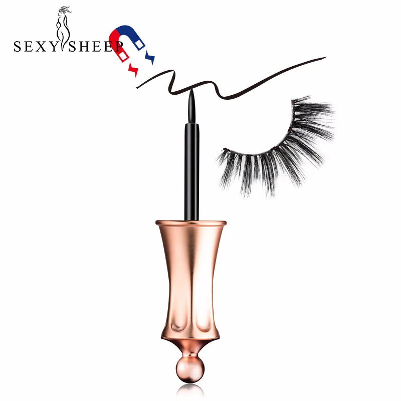 

4ML Magnetic Liquid Eyeliner Easy To Wear Strong Suction Magnetic Eyelash Special Eyeliner False Eyelash Assistant Eyeliner
