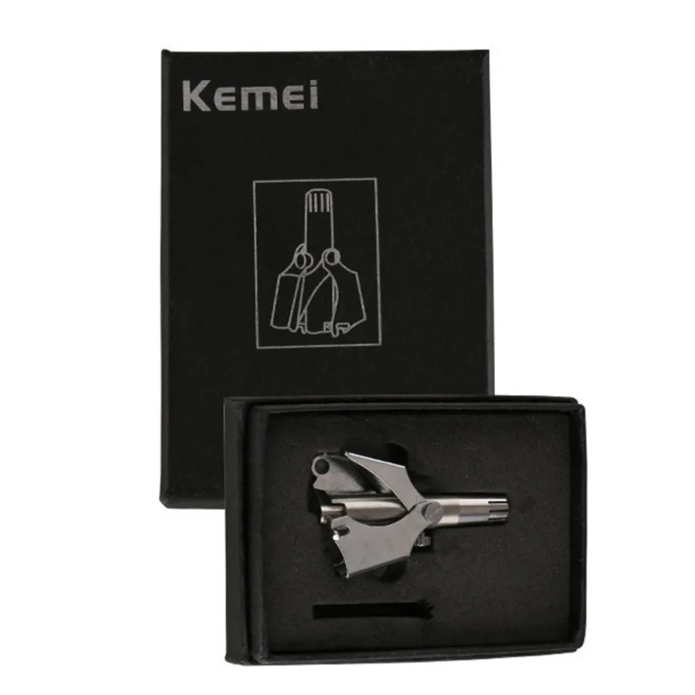 Kemei es-108 Портативный Водонепроницаемый руководство нос триммер для бритья Уход за лицом для человека Нос ушей Триммер наивысшего качества