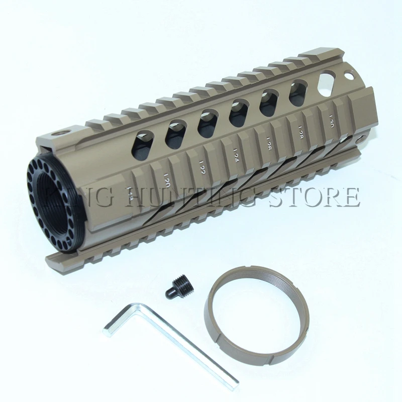 7-дюймовый Длина Carbine Free Float Quad рейку Системы винтовка Handguard для M16 M4