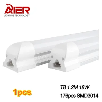 

T8 integrated led tube light 1200mm 18W, 176pcs SMD3014 led tube fixture