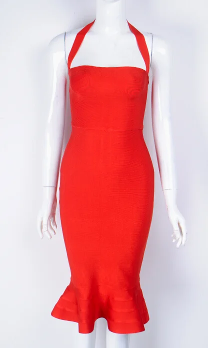 baby blue bandage dress