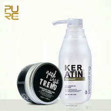 Кератиновое выпрямление волос 5% 300 мл формальдегид Кератиновое лечение и хорошая краска тренд серый цвет одноразовые для волос цвет воск