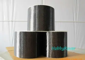 

[Grade A 4.2Gpa] 8"/20cm width T700 300gsm Carbon Fiber 12k UD Uni-directional Cloth Fabric Tap High strength Repair material