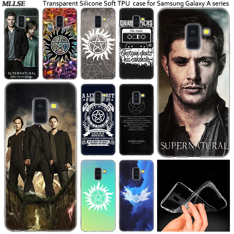 

TV Supernatural Silicone Case For Samsung Galaxy A50 A30 A10 A40 A6 A8 Plus A20 E A5 A7 2018 2017 2016 Note 9 8 Fashion Cover