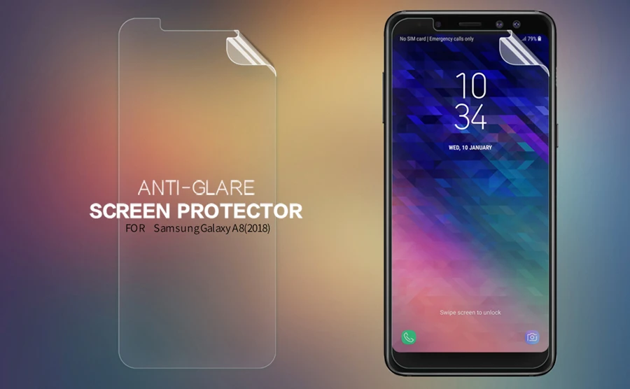 2 шт./лот для samsung Galaxy A5 a530f NILLKIN Супер прозрачная защитная пленка против отпечатков пальцев или матовая защитная пленка для экрана A8