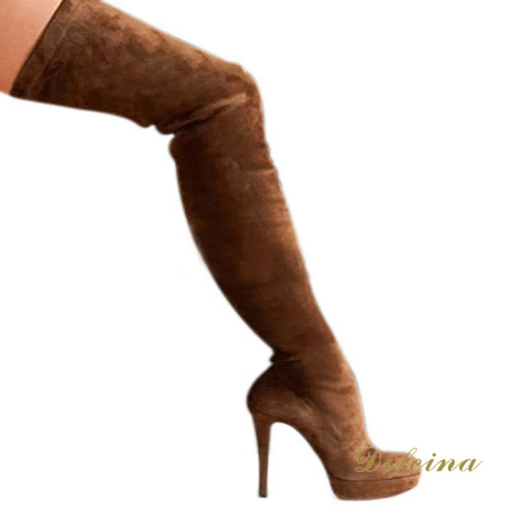 shoe zone over knee boots