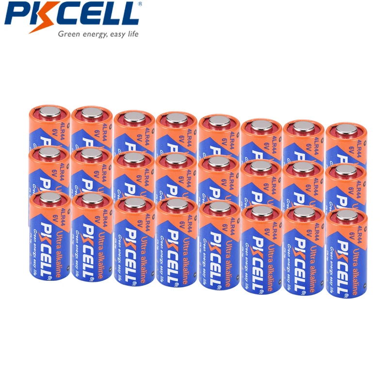 24 x PKCELL 4A76 4LR44 L1325 A544 6В Алкалиновые Батарея для собаки электрошоковые ошейники для дрессировки