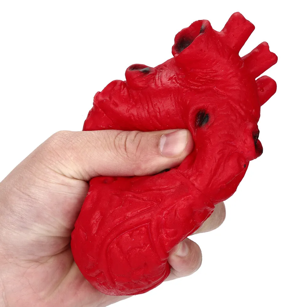 Новое поступление Новинка силиконовый мяч для снятия стресса страшный орган сердце снятие стресса игрушка