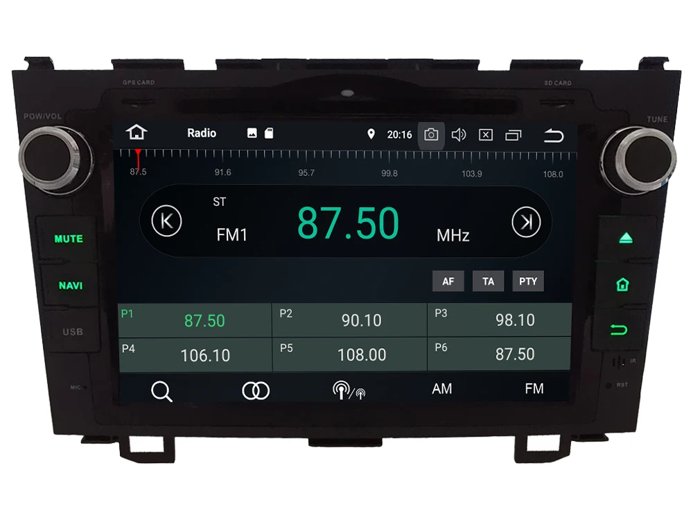 Excellent KLYDE 8" 4G WIFI Android 8.0 Octa Core PX5 4GB RAM 32GB ROM Car DVD Multimedia Player Stereo Radio For Honda CRV CR-V 2006-2011 2